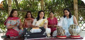 Community engagement and music therapy at senior care center